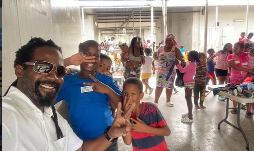 Children celebrating together